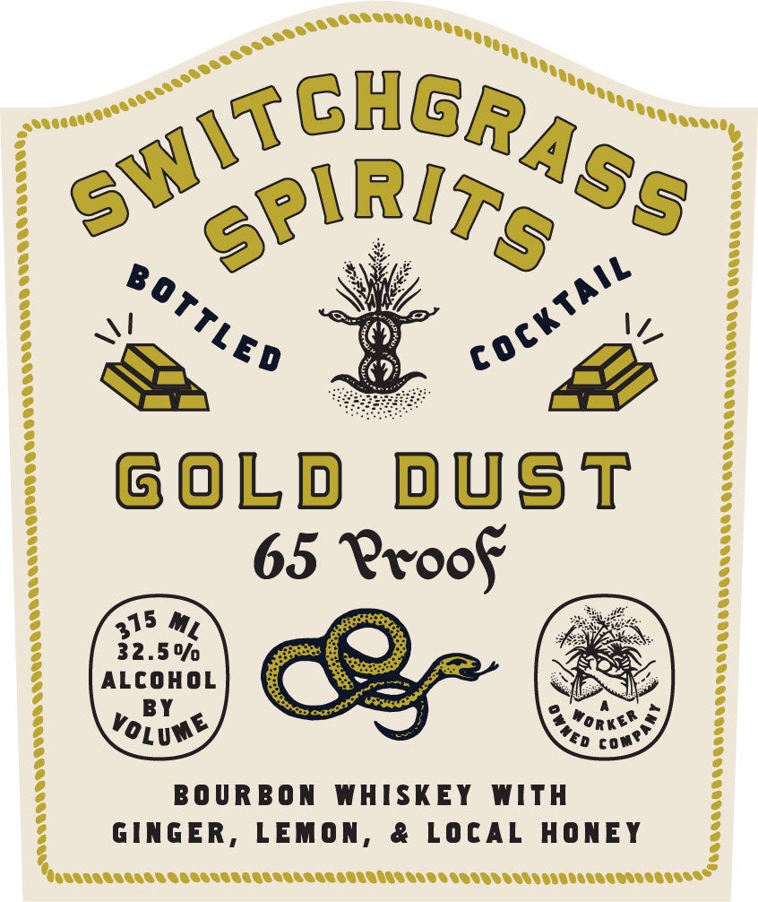 Switchgrass Spirits Gold Dust Bottled Cocktail